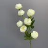 Bola de Flores Artificiais Exquisite de 7 Cabeças Transfronteiriça para Casamento ao Ar Livre, Arranjo de Flores, Parede de Flores de Fundo, Decoração de Boas-Vindas, Flores Artificiais