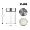 Fabricante Original Tarro de Almacenamiento de Vidrio de Borosilicato Alto, Sellado para Conservar la Frescura, a Prueba de Humedad, Tarro para Almacenar Cáscaras de Mandarina, Tarro Sellador para Alimentos y Frutos Secos