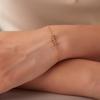 Pulsera Wanxing Estilo Francés Ins con Circonita, Exquisita Joyería de Diseño Nicho para Celebridades de Internet, Pulsera de Acero Inoxidable Acero de Titanio al por Mayor