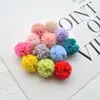 2,5cm Bola de Pom Pom de Rede Han Fan Bola de Pom Pom Bola de Pom Pom de Rede Acessórios para Joias DIY Acessórios de Adorno para Cabeça Material Bola Decorativa
