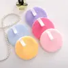 Almohadilla Redonda Desmaquillante, Esponja Facial Lavable, Doble Uso para Húmedo y Seco, Toalla Desmaquillante de Belleza, Esponja Seca Desmaquillante para Polvos, En Stock