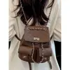 Mochila de alta calidad estilo Chanel para mujer, modelo nuevo 2026 en patrón de diamante rosa, versátil con múltiples bolsillos y asa de cadena