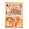 Caderno Kapibala Gashapon Bolso Caderno Decompressão Caderno Portátil Aluno Ensino Fundamental Caderno Twist