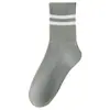 Calcetines de otoño e invierno para mujer Zhuji, de media pantorrilla, cálidos, nuevos, de moda, para influencer deportiva, calcetines negros de tubo largo holgados