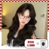 Peruca Wanwan Verão Novo Touca Completa Feminina Estilo Coreano Cabelo Cacheado de Lã Preguiçoso com Franja Conjunto de Perucas de Cabelo Longo Cacheado