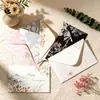 Huayuqing Estilo Chino Retro Gama Alta Sobre Personalizado Venta al por Mayor Tarjeta de Felicitación Postal Romántica de Vacaciones Invitación Invitación