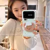 Adecuado para funda de teléfono Xiaomi 17 Pro, Xiaomi 15, XIAOMI 17, oso divertido y lindo de gorro de dormir verde menta