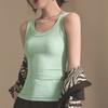 Camiseta sin mangas Victoria Threaded Slim-Fit U-Vest Base Vest para mujer