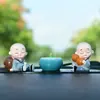 Novedoso Estilo Monje Pequeño Adornos para Coche, Accesorios Creativos para Coche, Decoraciones de Monje Pequeño para el Área del Templo del Tablero