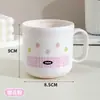 Portacepillos de Dientes Lindo Dopamina para el Hogar con Mango Taza de Cepillo de Dientes Lindo Dopamina Modelo Infantil Taza para Lavar Alto Valor Estético