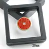 Latón Montaña Cinnabar Fantasma Gasta Dinero en Monedas de Cobre Engrosadas Retro Agujero Cuadrado Fantasma de Montaña Dios del Trueno Bagua Gasta Dinero para Ganar Dinero Colgante