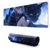 Alfombrilla de Ratón para Gaming Estilo Anime Extra Grande con Bordes Reforzados para Chicos E-Sports Teclado de Ordenador Grande Alfombrilla Engrosada Antideslizante