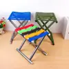 Silla Plegable de Tubo de Metal para Exterior Taburete de Pesca Mazar de Pesca Mazar Doméstico Taburete Plegable Tamaño Grande Mediano y Pequeño