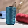 Hilo de seda de hielo, algodón mercerizado y cinta plana de lino para cojines tejidos a mano DIY, zapatos, sombreros de protección solar primavera/verano y tejido de bolsas