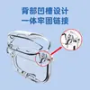 Funda Protectora de Fábrica con Material de Pedrería Galvanizada Adecuada para Funda de Auriculares Apple AirPods Pro 3, Ranura Transparente de PC