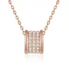 Diseño moderno y único, cadena para la clavícula simple y elegante, collar de línea de la cintura de plata S925 para mujer, accesorio de colgante de moda estilo ins