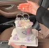 Decoración para Pastel del Día de las Madres 2026 Corazón de Diamante "Mamá" Topper, Hermosa Mariposa Iridiscente Inserto del Día de las Madres