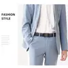 Directo de fábrica cuero nuevo cinturón de hombre hebilla automática cinturón para pantalones casual de negocios Joker joven y de mediana edad cinturón hombres