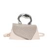 Moda de Nicho 2026 Simple Color Sólido Verano Nueva Moda Artístico Elegante Bolso Cruzado de Mano Bolso Cuadrado Pequeño de un Solo Hombro para Mujeres