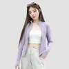 Chamarra de yoga lulu con cuello alto para mujer, corte ajustado, cárdigan que favorece la figura, ropa deportiva para correr, fitness, top de manga larga con cremallera para mujer