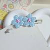 Grampo de Cabelo Flor de Cerejeira Gelatina Suave Feminino Doce Personalizado Clipe para Franja Lateral Moda Acessórios de Cabelo Versáteis