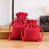 Paquete Bolsa de Joyería de Bolsillo Bolsa de Terciopelo Bolsa con Cordón de Algodón y Lino Bolsa de Terciopelo para Joyería Bolsa de Almacenamiento Bolsa de Terciopelo con Cordón para Collar