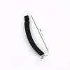 Atacado do Fabricante 11cm Fosco Fashionável Aveludado Mate Alta Resistência Durável Display de Cabelo Várias Larguras Rabo de Cavalo Presilha Banana
