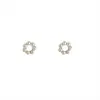 Pendientes de perla de arroz geométricos minimalistas franceses para mujer trabajadora, pendientes geométricos frescos y delicados, venta al por mayor