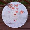 Guarda-chuva de papel de óleo de estilo antigo Traje clássico Hanfu Silk Umbrella Cheongsam Props Decoração Red Umbrella Factory