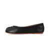 Serie suave y linda ~ Zapatos de punta de celebridad de internet piel de oveja boca poco profunda retro zapatos de una sola capa primavera y otoño zapatos planos de ballet sin cordones para mujer