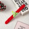 Regalo creativo de Navidad para niños, luminoso, Papá Noel, muñeco de nieve, raqueta, anillo, pulsera, regalo de Navidad, anillo a presión