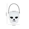 En stock Calabaza de Halloween Mano Calavera Cubo de Calavera Plástico Tarro de Dulces para Niños Suministros Decorativos Accesorios Juguetes