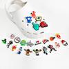 Deportes Serie de Rugby Suministro Transfronterizo de Amazon Zapatos Crocs Accesorios Decorativos de Flores Material Suave de PVC Dibujo Animado