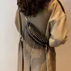Bolso de Moda 2022 Nuevo Bandolera Remache Casual Bolso de Hombro Moda Coreana Correa Ancha para Hombro Bolso de Pecho Borla Bolso de Mujer