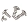 Tornillo Autorroscante Pwb Acero Inoxidable 304 Cabeza Redonda Cruz con Arandela Cola Plana Tornillo Cabeza Cilíndrica M2M2.6M3M4M5Mm