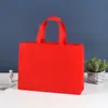 En stock bolsa no tejida termosellada bolsa de regalo laminada embalaje publicitario para llevar bolsa tote promocional de compras imprimir logo