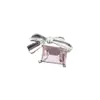 Accesorios Populares Dorados para Uñas con Temática de Mariposas, Ultra Brillantes, Lujo Ligero, Mariposa de Diamantes Rosas Girly, Decoraciones para Uñas en Forma de Corazón