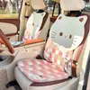 Cojín para asiento de coche nuevo transfronterizo, cubierta de asiento de coche de felpa cálida y gruesa para invierno, cojín para asiento de coche de gato de otoño e invierno