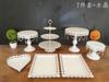 Expositor de decoración para mesa de postres, bandeja para pasteles, mesa para comidas frías, mesa para el descanso del té, estante para pasteles, puesto para refrigerios y té de la tarde