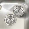 Tapón de Fregadero de Cocina, Cubierta de Fregadero de Acero Inoxidable, Cesta de Drenaje para Lavaplatos, Accesorios para Fregadero, Cesta Coladora