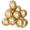 Balões de Aniversário Amazon 10 polegadas Conjunto de Balões de Cor Sólida Balões para Decoração de Feriado Balões Metálicos Foscos Maca