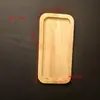 Plato para Pizza de Madera de Caucho Nuevo Plato para Comida Occidental Cuadrado Irregular Bandeja para Filete Sushi Deli Tabla para Pizza