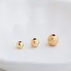 Contas de Flor Cortada Fosca Banhadas a Ouro 14K Contas de Transferência Garra de Frango Acessórios para Miçangas Contas Espaçadoras Artesanais DIY Miçangas Soltas Materiais