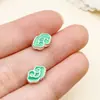 Aleación Esmalte de Goteo de Aceite Cuenta Nube Accesorios DIY Materiales Estilo Antiguo Hanfu Pulsera Pasador Accesorios con Agujero