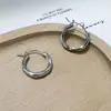 Suministro Exclusivo Transfronterizo de Amazon de Pendientes de Agua Corriente, Pendientes de Aro Lisos Simples y de Moda, Diseño de Nicho, Pendientes de Lujo Ligero para Mujer al por Mayor