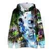 2024 Transfronterizo Nuevoastro Bot Universo Robot 3D Digital Casual Ropa para Adultos Niños Cos Sudadera con Capucha