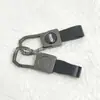 Chaveiro de Couro de Carro Masculino de Alta Qualidade para Cintura Anti-Perda Pingente com Logo do Carro Bolsa de Chaves Anel de Chaveiro de Negócios