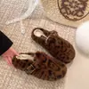 Primer Encuentro Ji Bai Se Birkenstock Pantuflas Peludas Ropa Exterior de Otoño para Mujer 2026 Nuevo Cálido con Forro de Terciopelo Slip-on Bolso