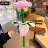Buquê de Rosas Extra Grande, Buquê de Rosa Gigante de Haste Única Tecido à Mão Presente para o Dia dos Namorados e o Dia dos Namorados Chinês Confissão