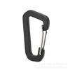 Nuevo No. de Fabricante de Hardware. 4 Mosquetón Aleación de Aluminio Borde Plano Exterior Equipaje Hebilla de Alambre Llavero de Liberación Rápida